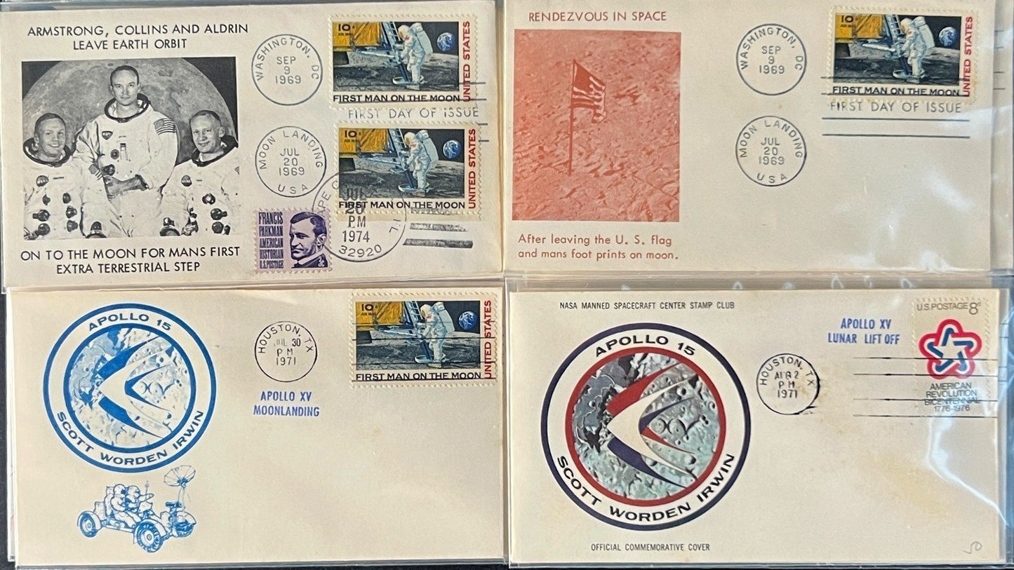 Space Moon Landing Apollo Cover Collection ZAYIX