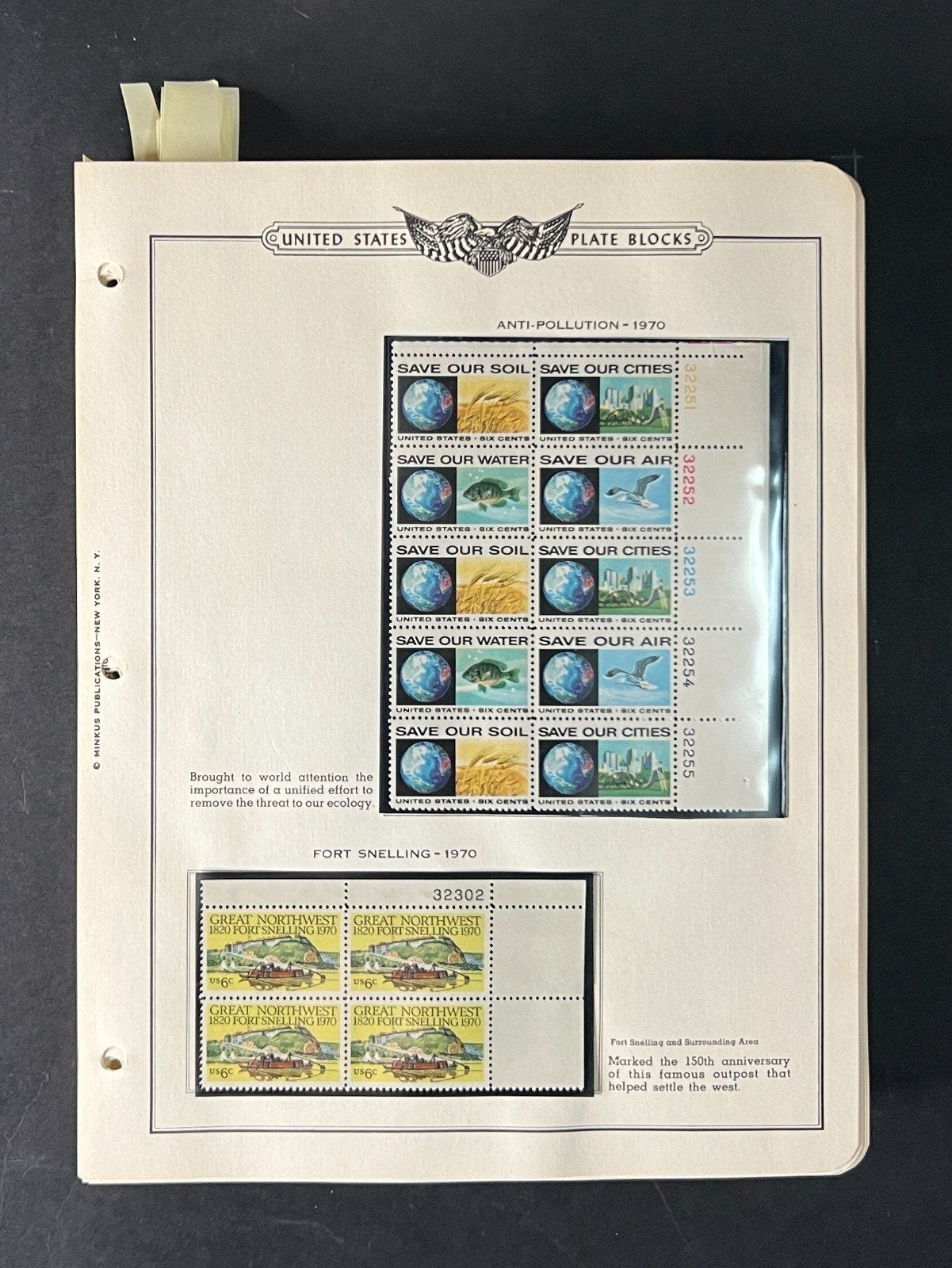 United States Plate Block Stamp Collection 1970-1977 ZAYIX