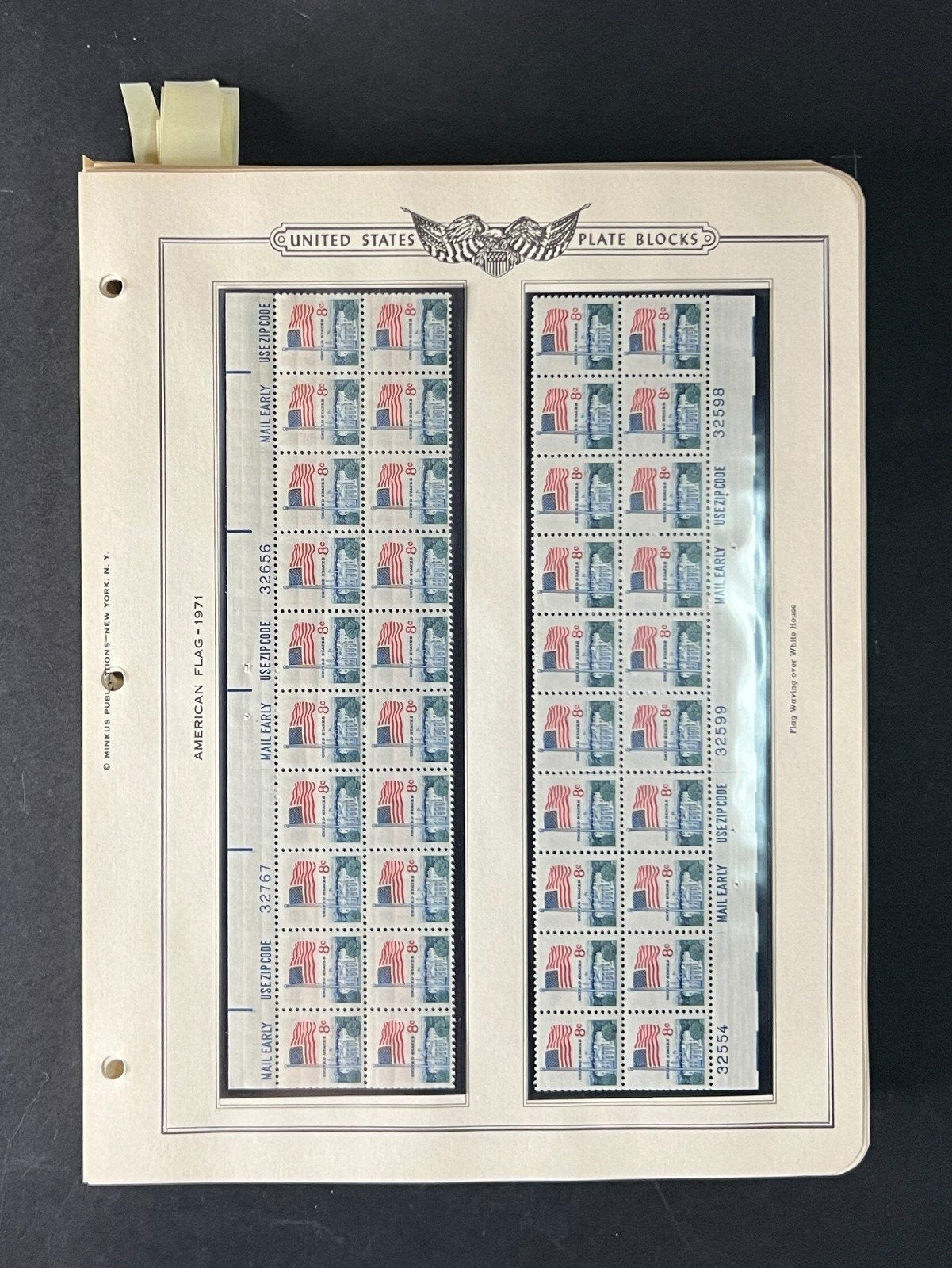 United States Plate Block Stamp Collection 1970-1977 ZAYIX