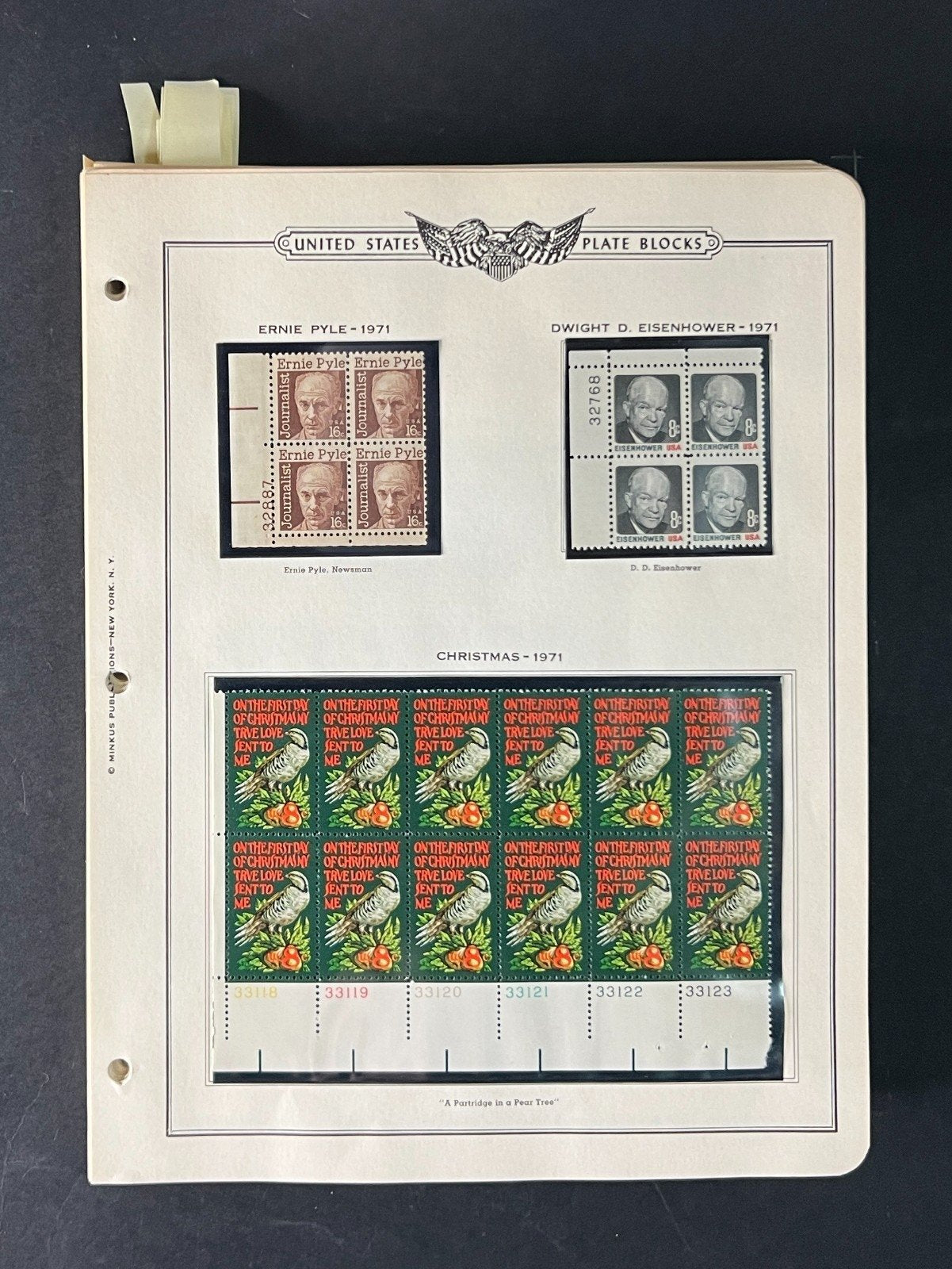 United States Plate Block Stamp Collection 1970-1977 ZAYIX