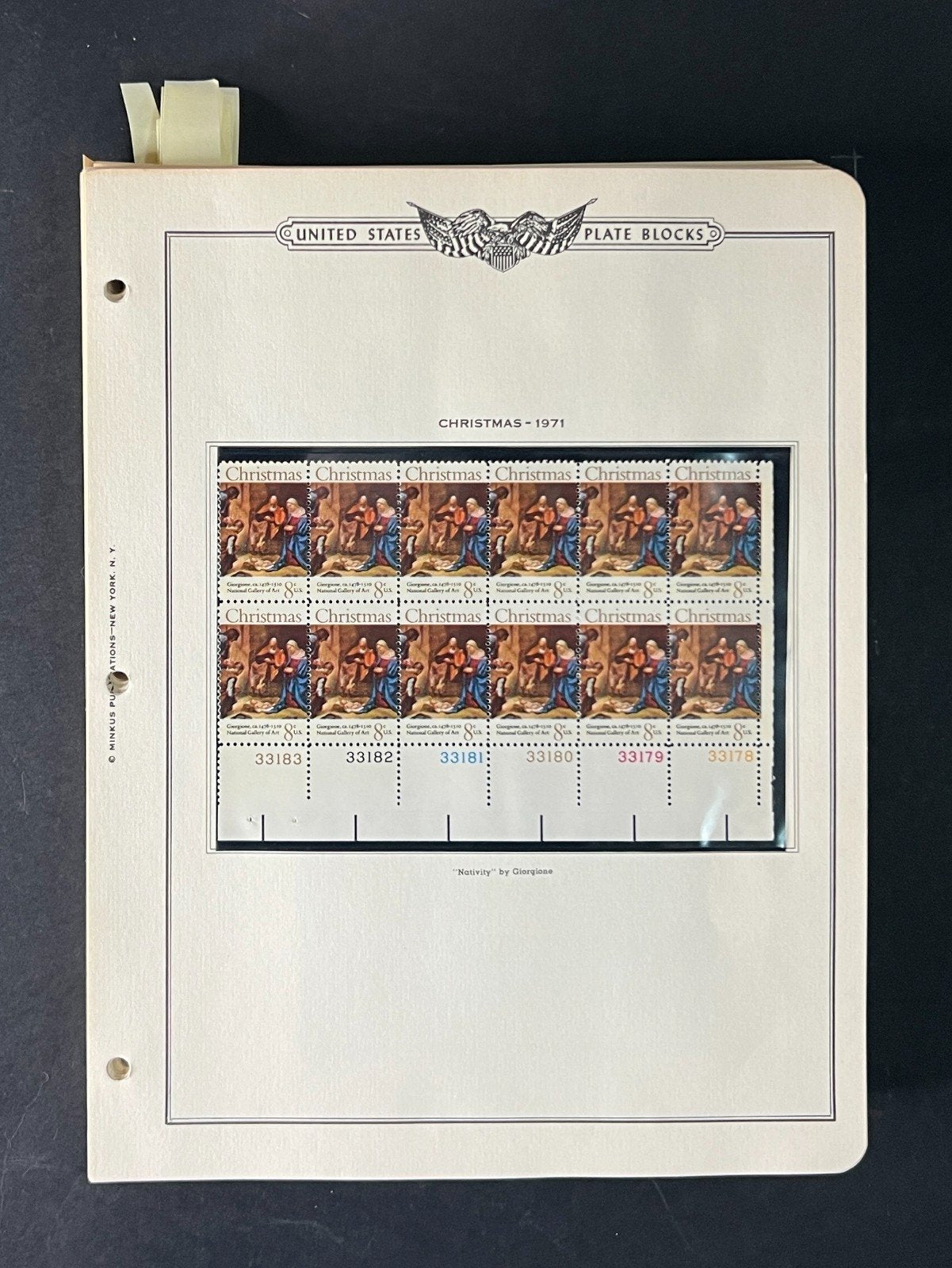 United States Plate Block Stamp Collection 1970-1977 ZAYIX