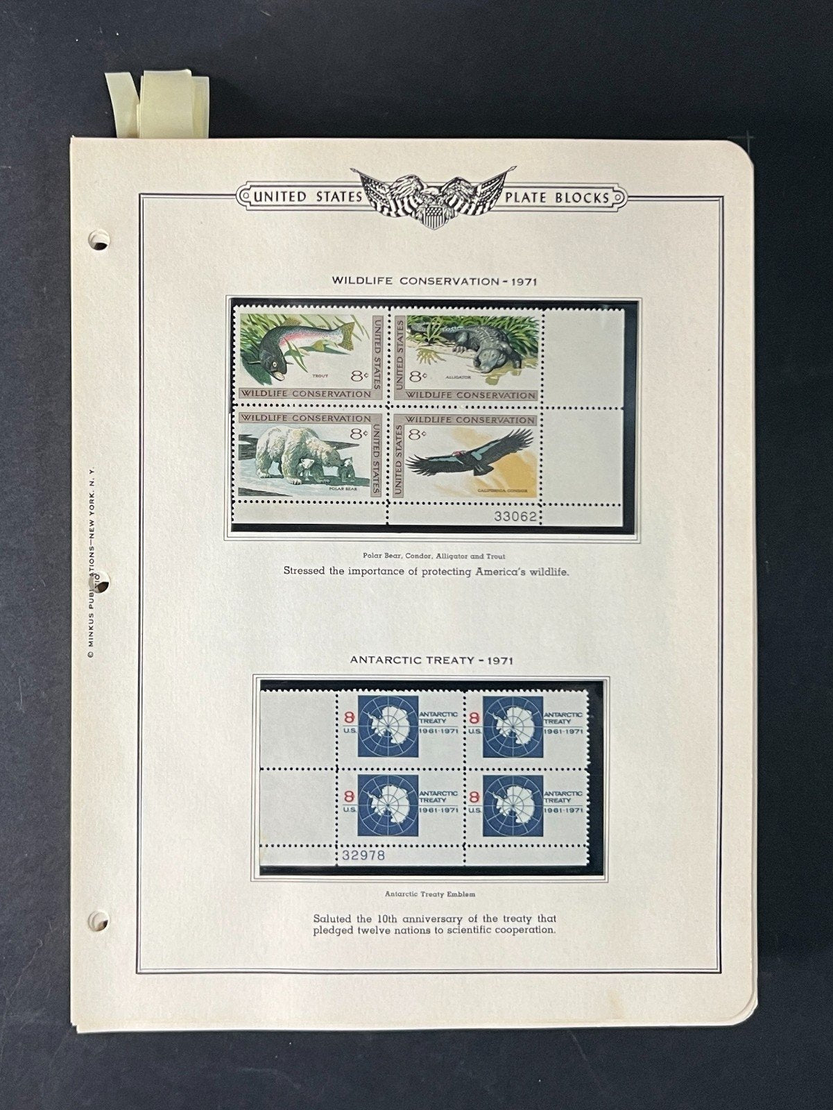 United States Plate Block Stamp Collection 1970-1977 ZAYIX