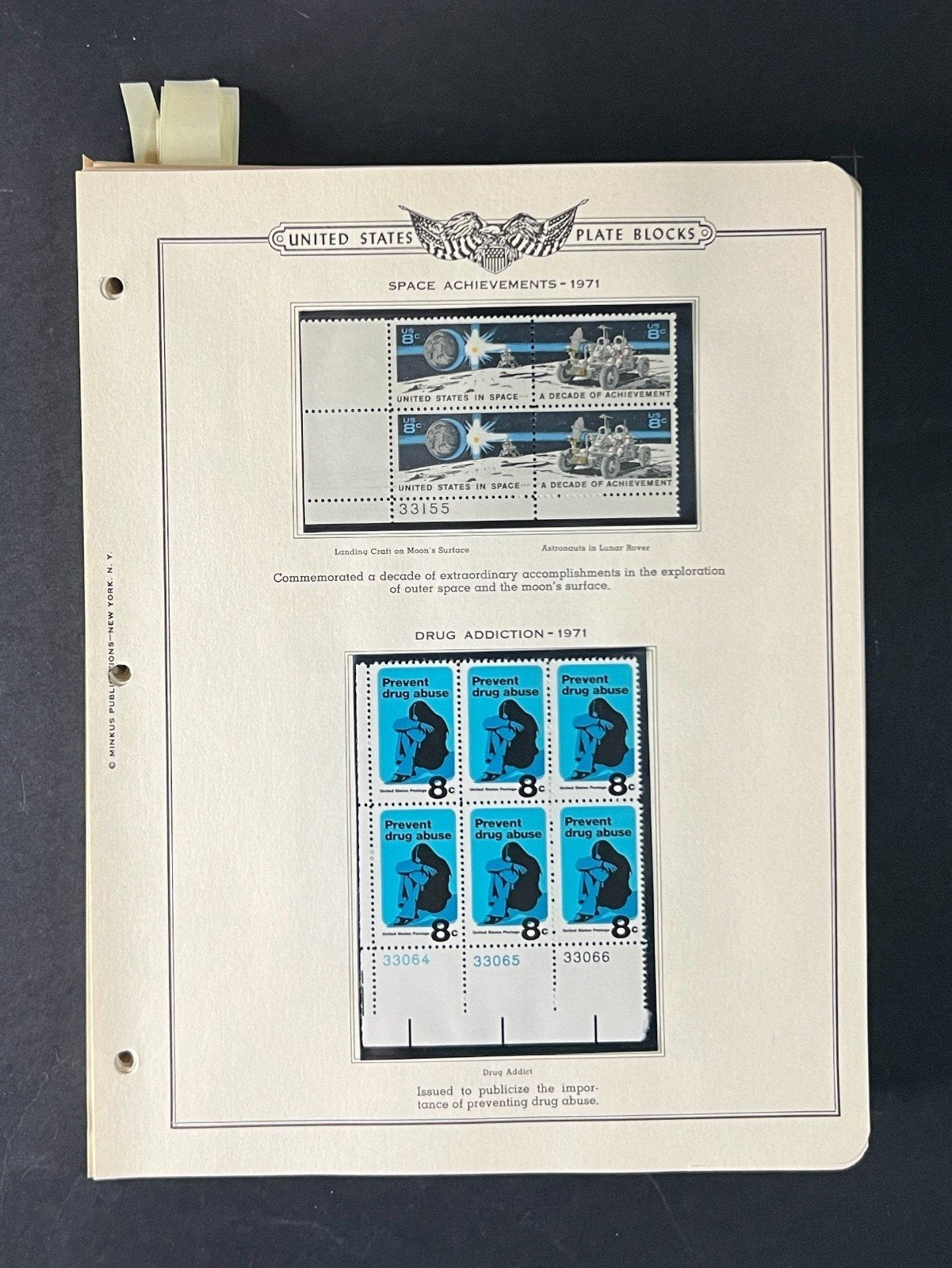 United States Plate Block Stamp Collection 1970-1977 ZAYIX