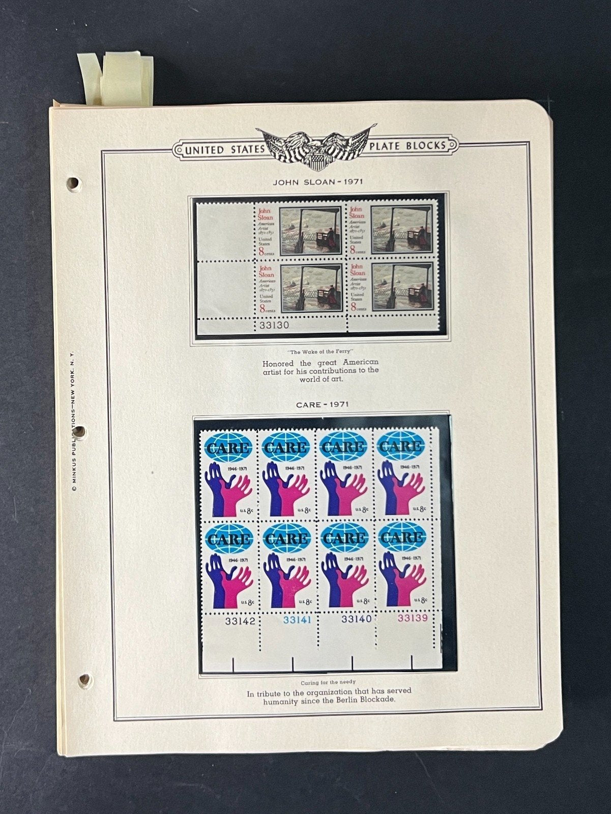 United States Plate Block Stamp Collection 1970-1977 ZAYIX
