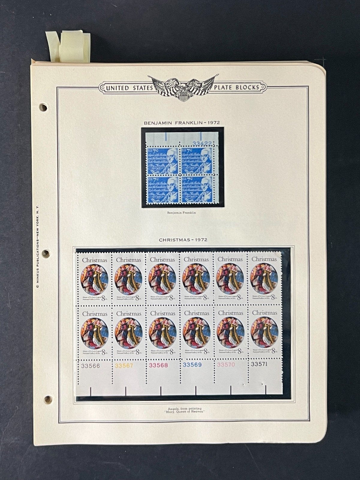 United States Plate Block Stamp Collection 1970-1977 ZAYIX
