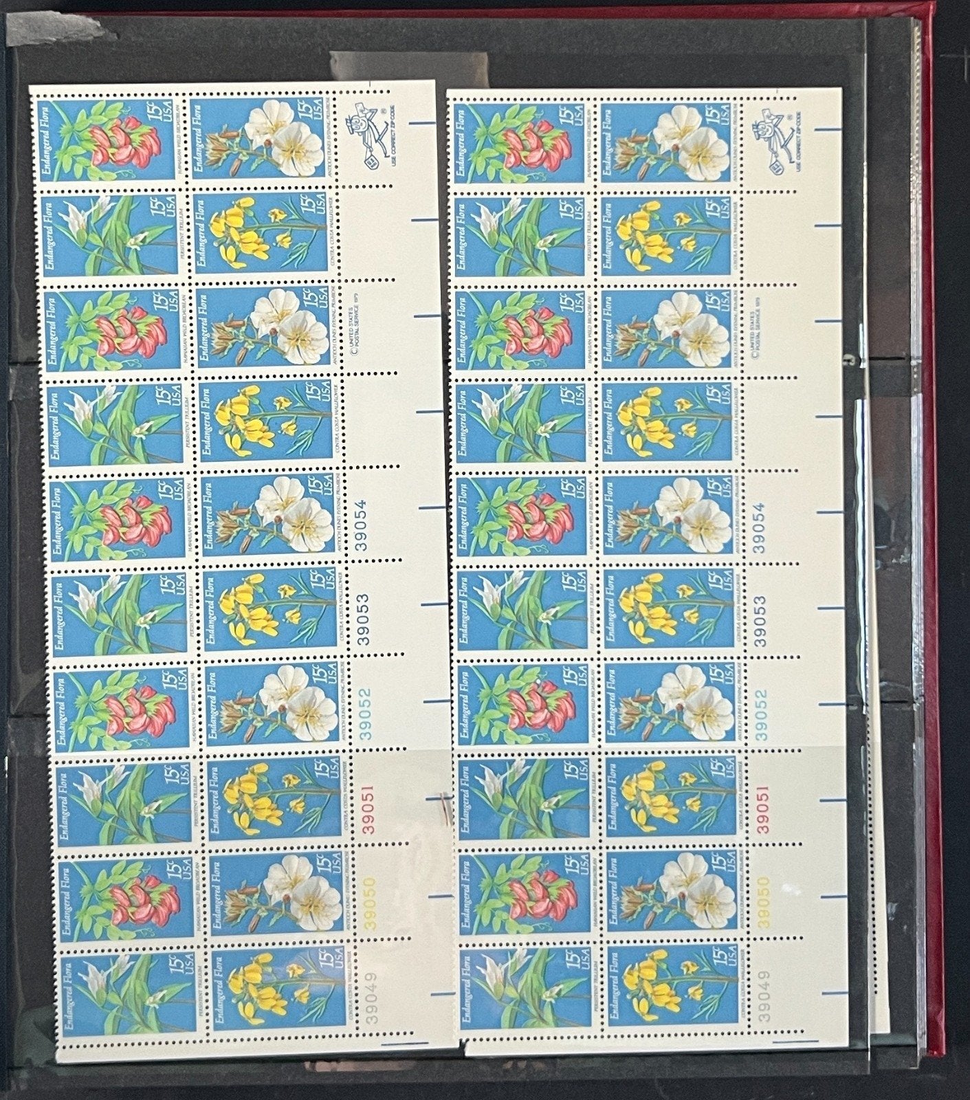 United States Plate Block Stamp Collection 4 Lighthouse Stock books ZAYIX