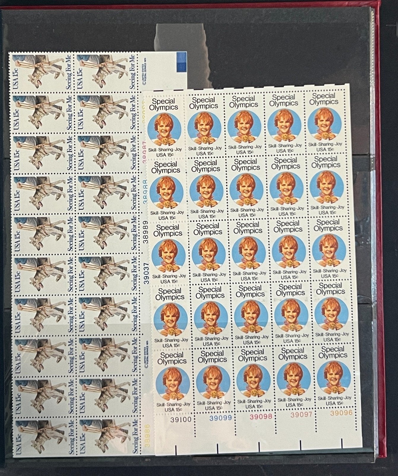 United States Plate Block Stamp Collection 4 Lighthouse Stock books ZAYIX