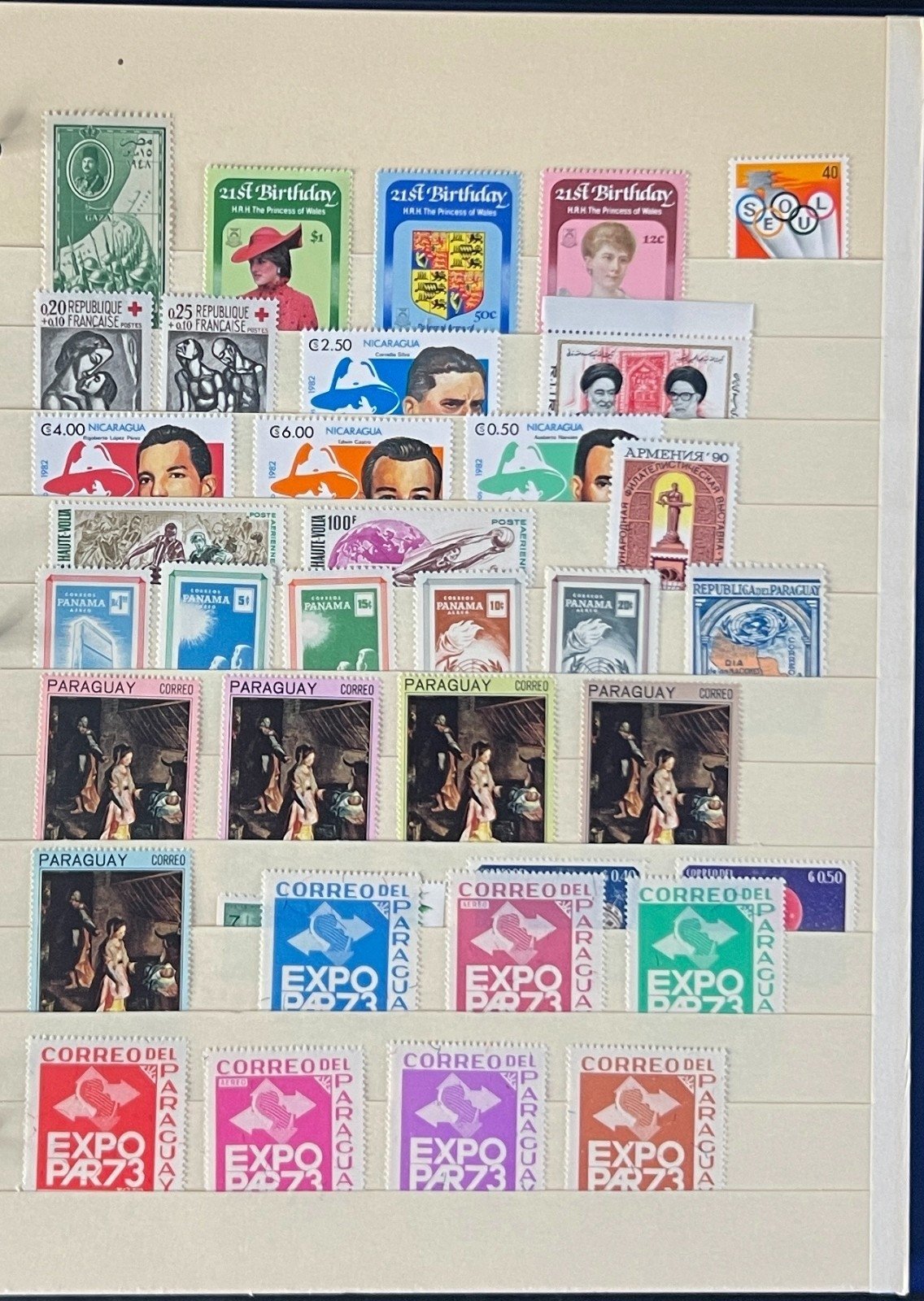 World Stamp Collection Around 1200 Stamps Assorted Countries ZAYIX