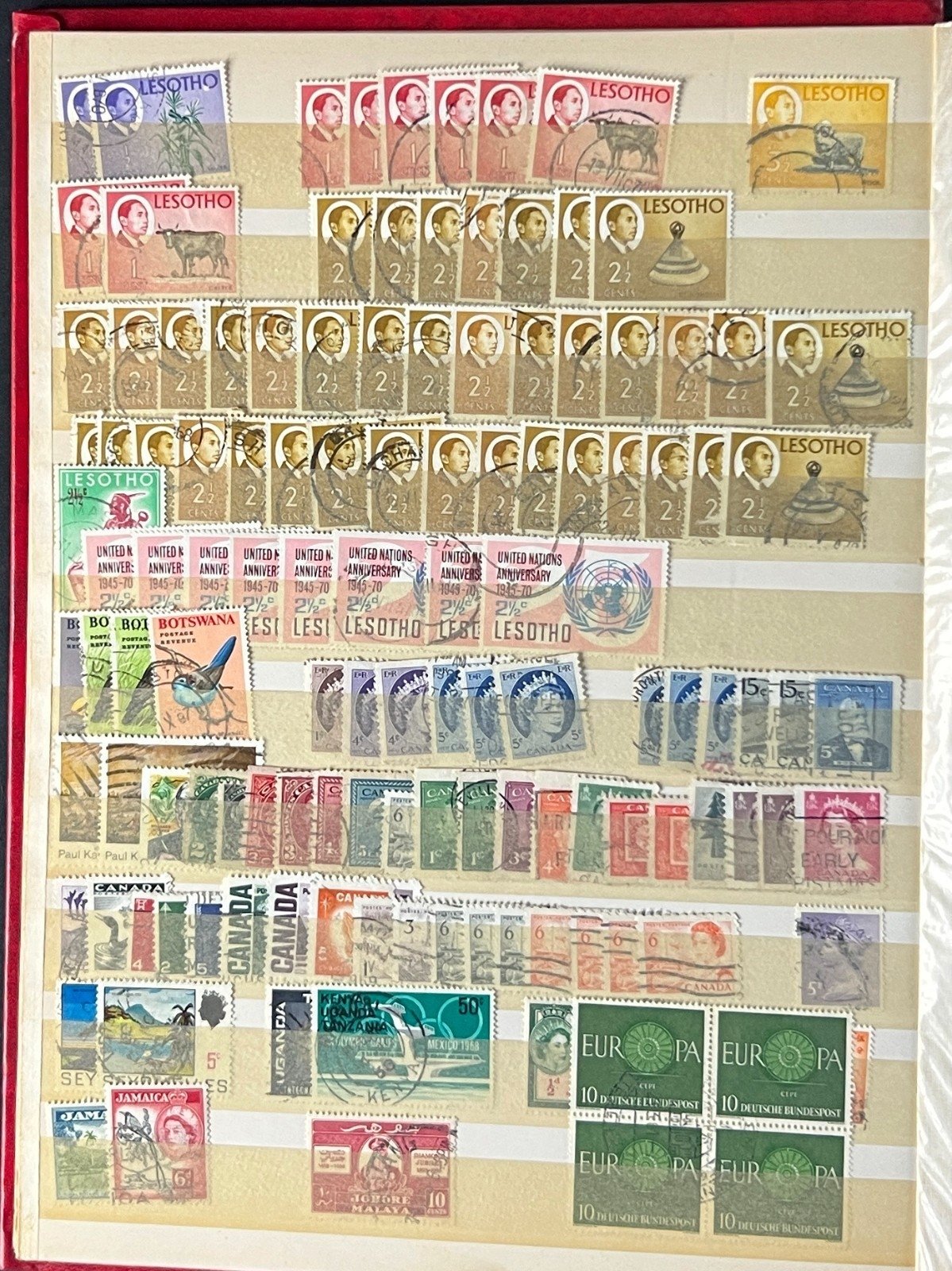 Packed World Stock Book Stamp Collection Mint & Used Thousands of Stamps ZAYIX