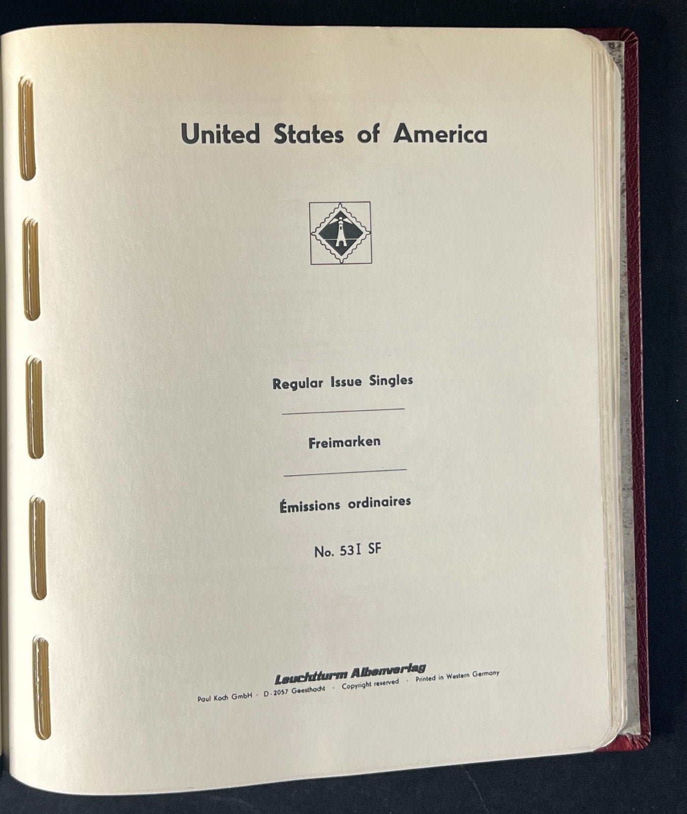 U.S. Hingeless Lighthouse Album 1851-1935 ZAYIX