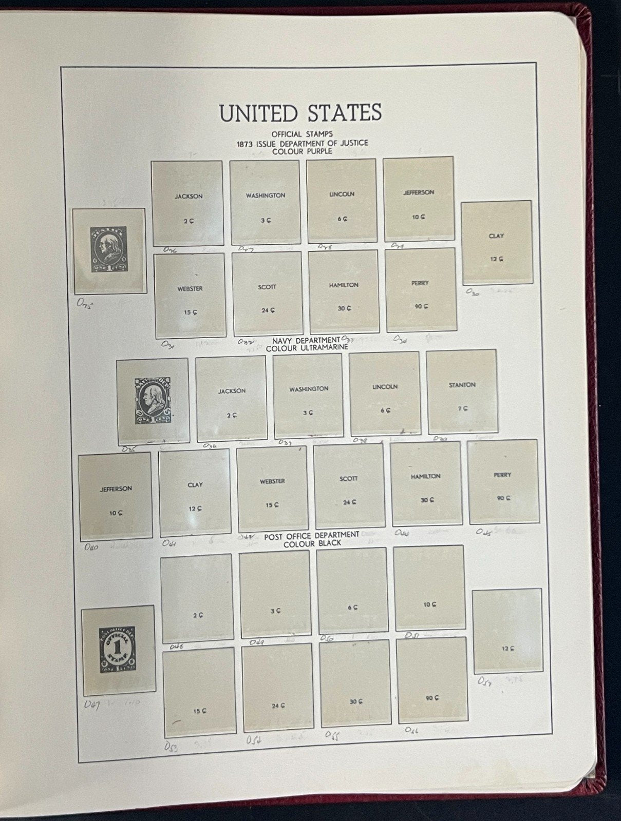 U.S. Hingeless Lighthouse Album 1851-1935 ZAYIX