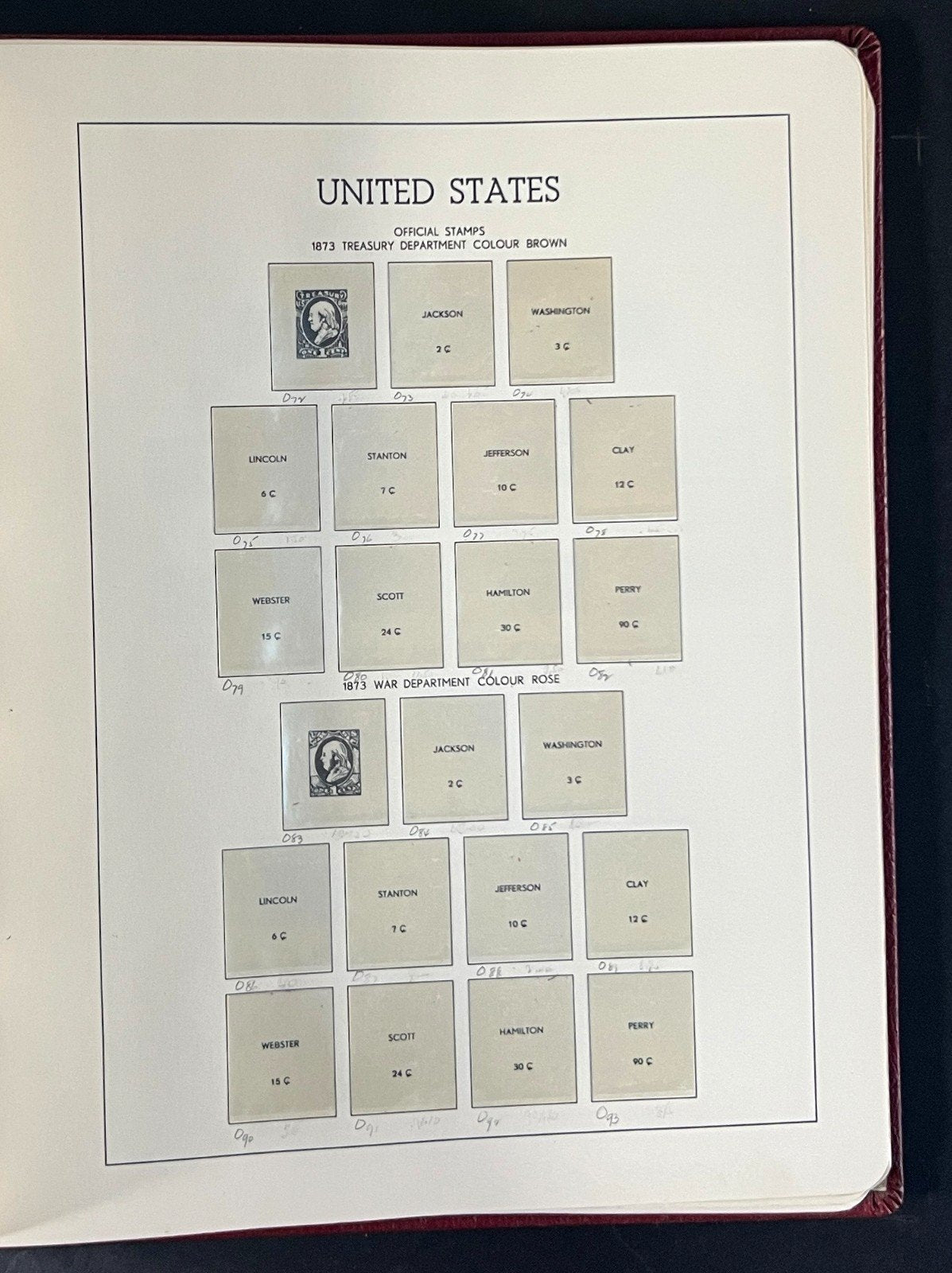 U.S. Hingeless Lighthouse Album 1851-1935 ZAYIX
