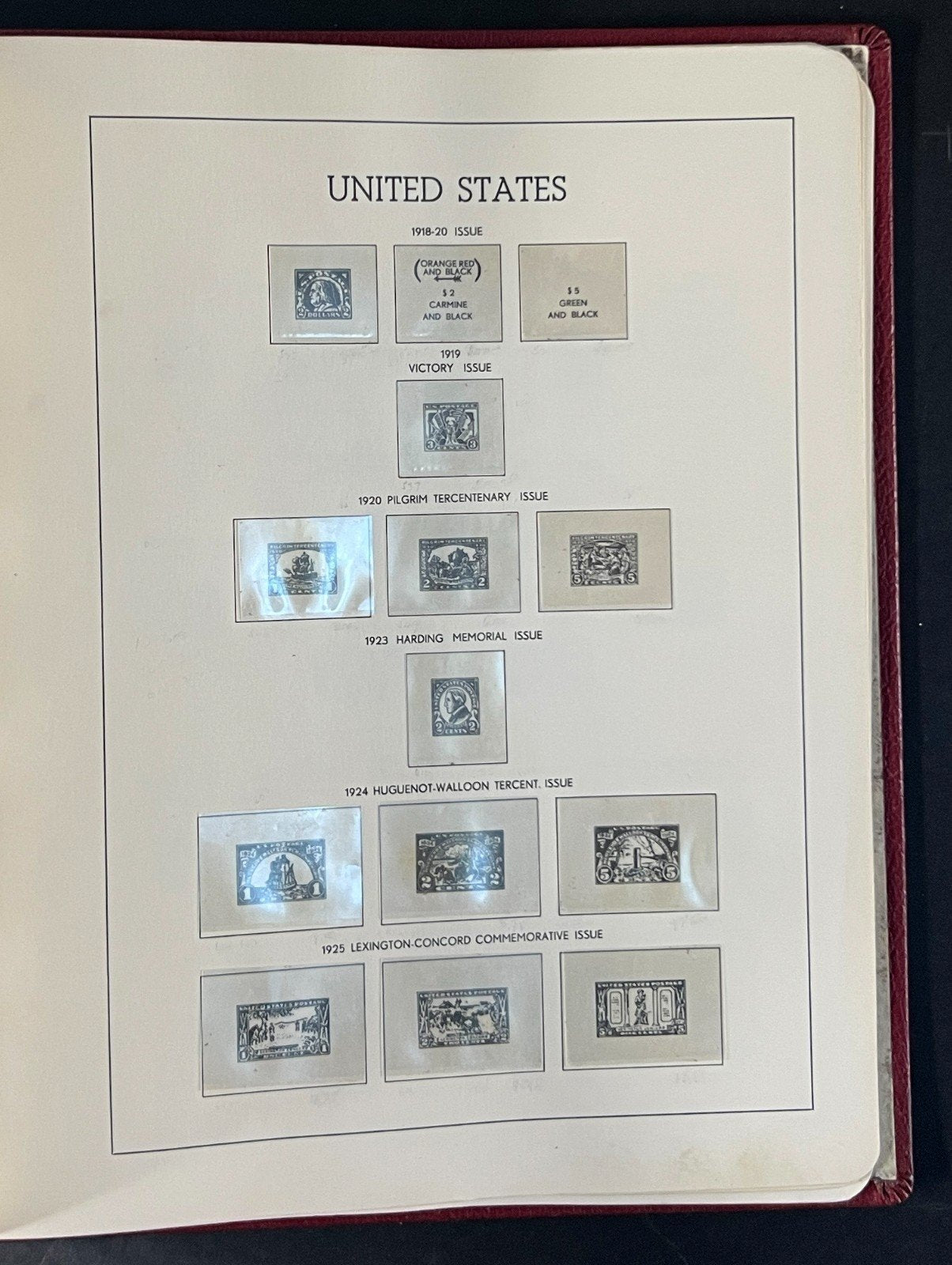 U.S. Hingeless Lighthouse Album 1851-1935 ZAYIX