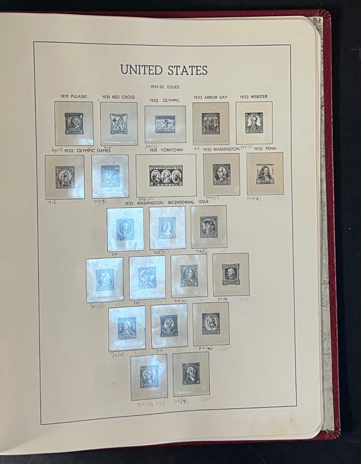 U.S. Hingeless Lighthouse Album 1851-1935 ZAYIX