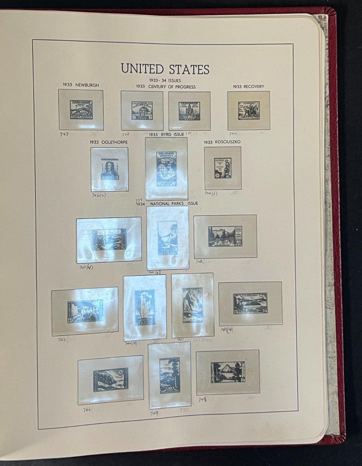 U.S. Hingeless Lighthouse Album 1851-1935 ZAYIX