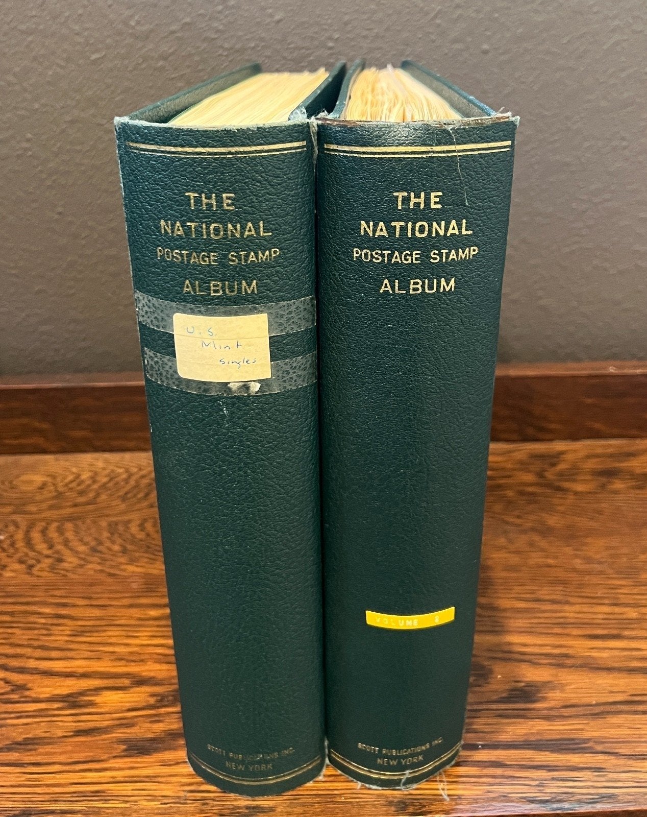 US Mint Stamp Collection 2 Albums 1916-1980 MNH & LH Hundreds of Stamps ZAYIX
