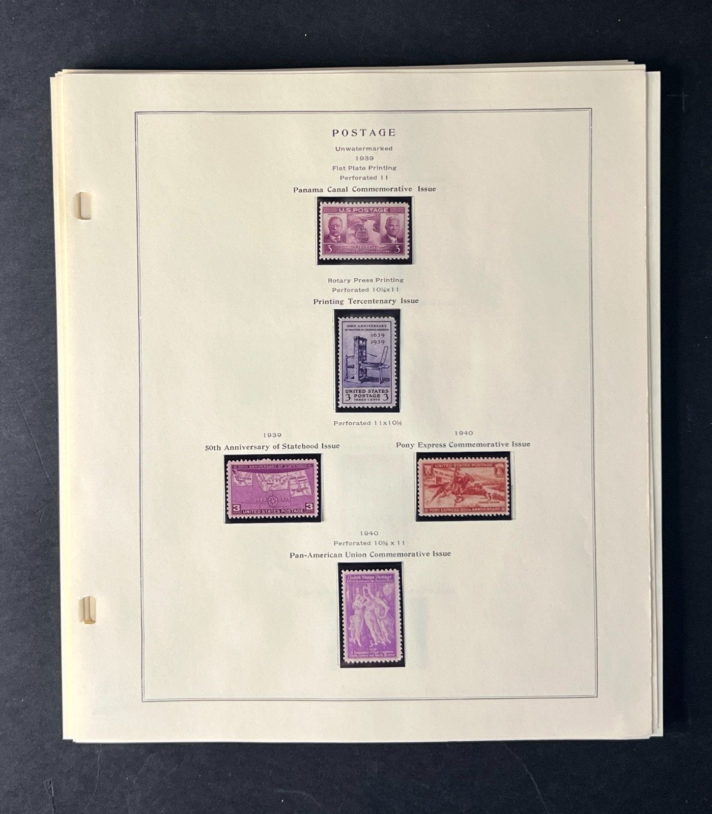 US Mint Stamp Collection 2 Albums 1916-1980 MNH & LH Hundreds of Stamps ZAYIX