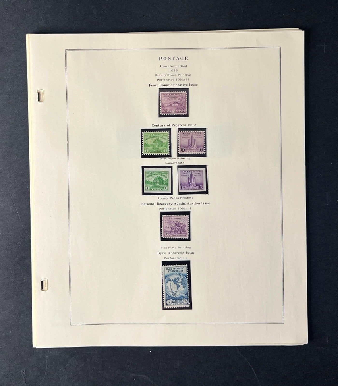 US Mint Stamp Collection 2 Albums 1916-1980 MNH & LH Hundreds of Stamps ZAYIX