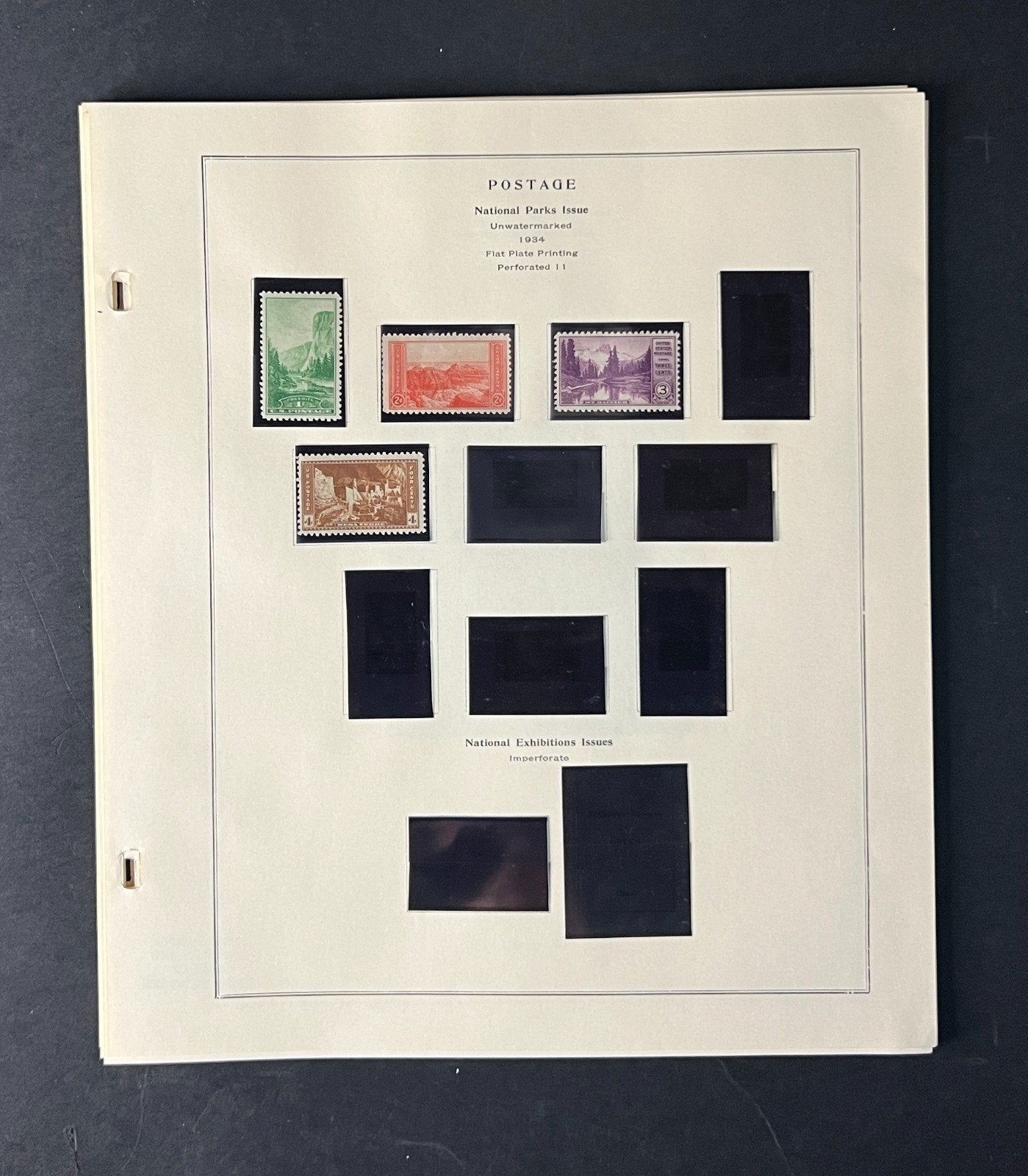US Mint Stamp Collection 2 Albums 1916-1980 MNH & LH Hundreds of Stamps ZAYIX