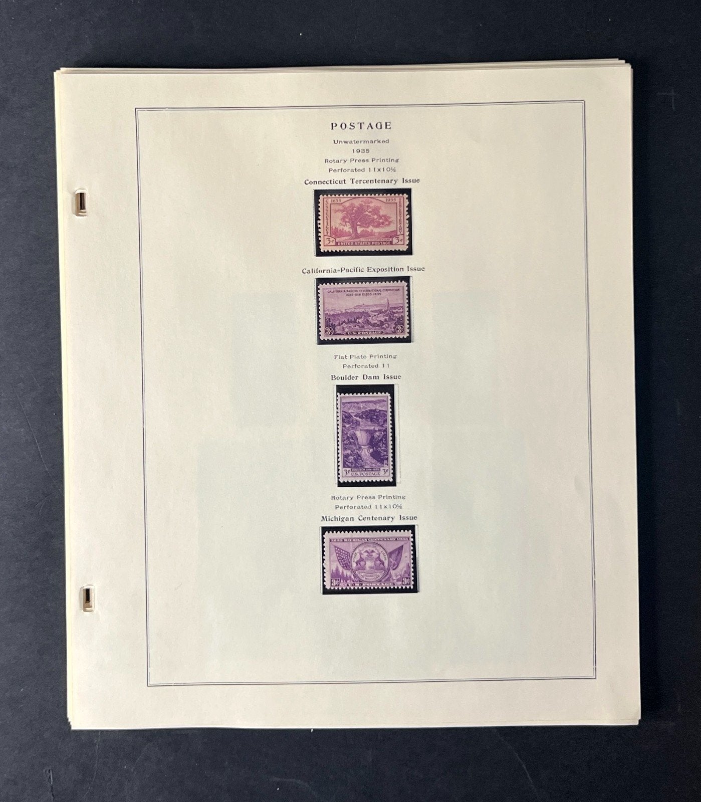US Mint Stamp Collection 2 Albums 1916-1980 MNH & LH Hundreds of Stamps ZAYIX