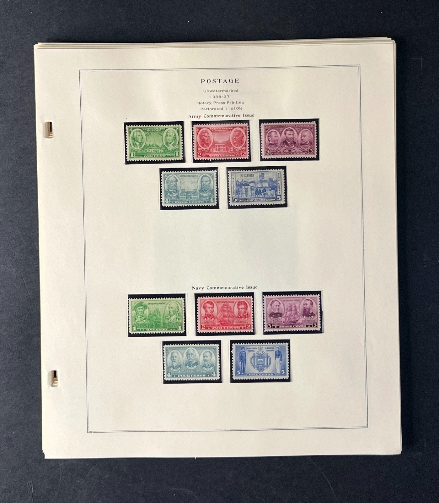 US Mint Stamp Collection 2 Albums 1916-1980 MNH & LH Hundreds of Stamps ZAYIX