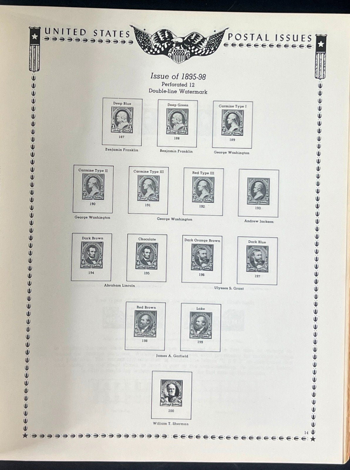 The All American Stamp Album Minkus Publications ZAYIX