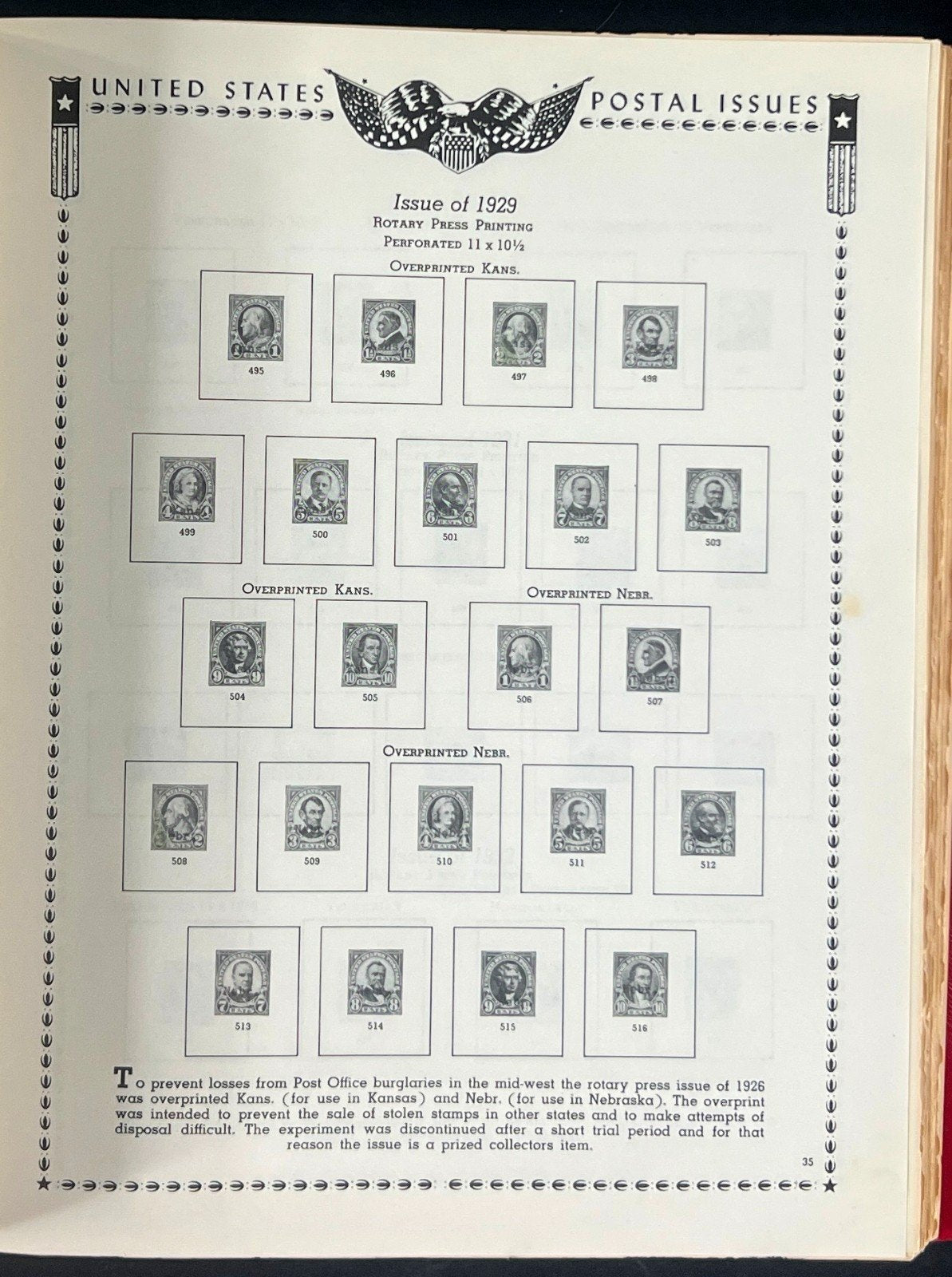 The All American Stamp Album Minkus Publications ZAYIX