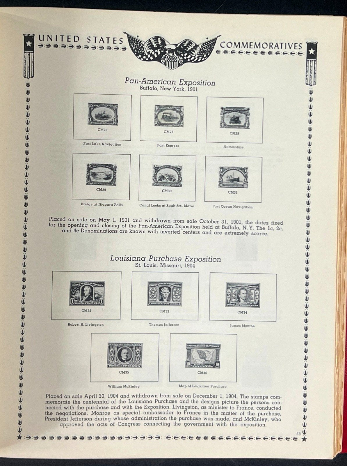 The All American Stamp Album Minkus Publications ZAYIX