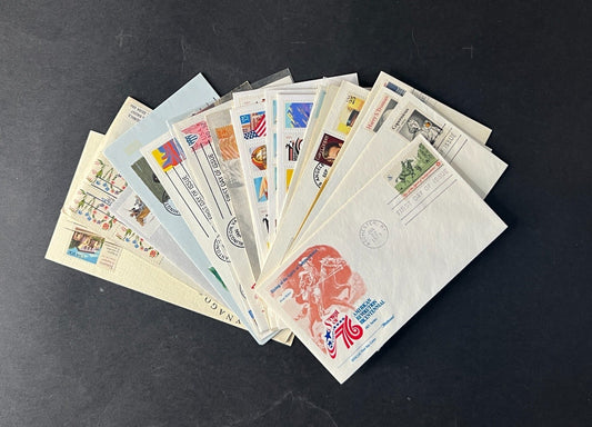 Mixed Unaddressed First Day Cover Collection 20 FDC 04 ZAYIX