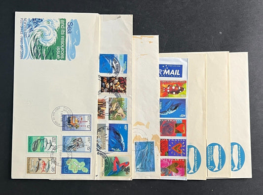 Whales Dolphins & Marine Life First Day Cover Collection FDC ZAYIX