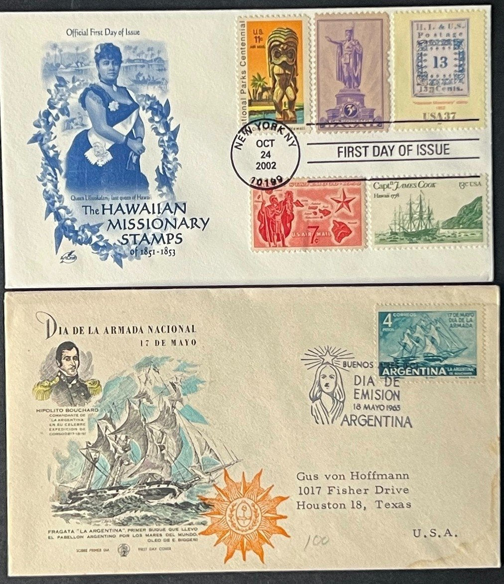 Ships & Boats First Day Cover Collection & Stamps FDC ZAYIX