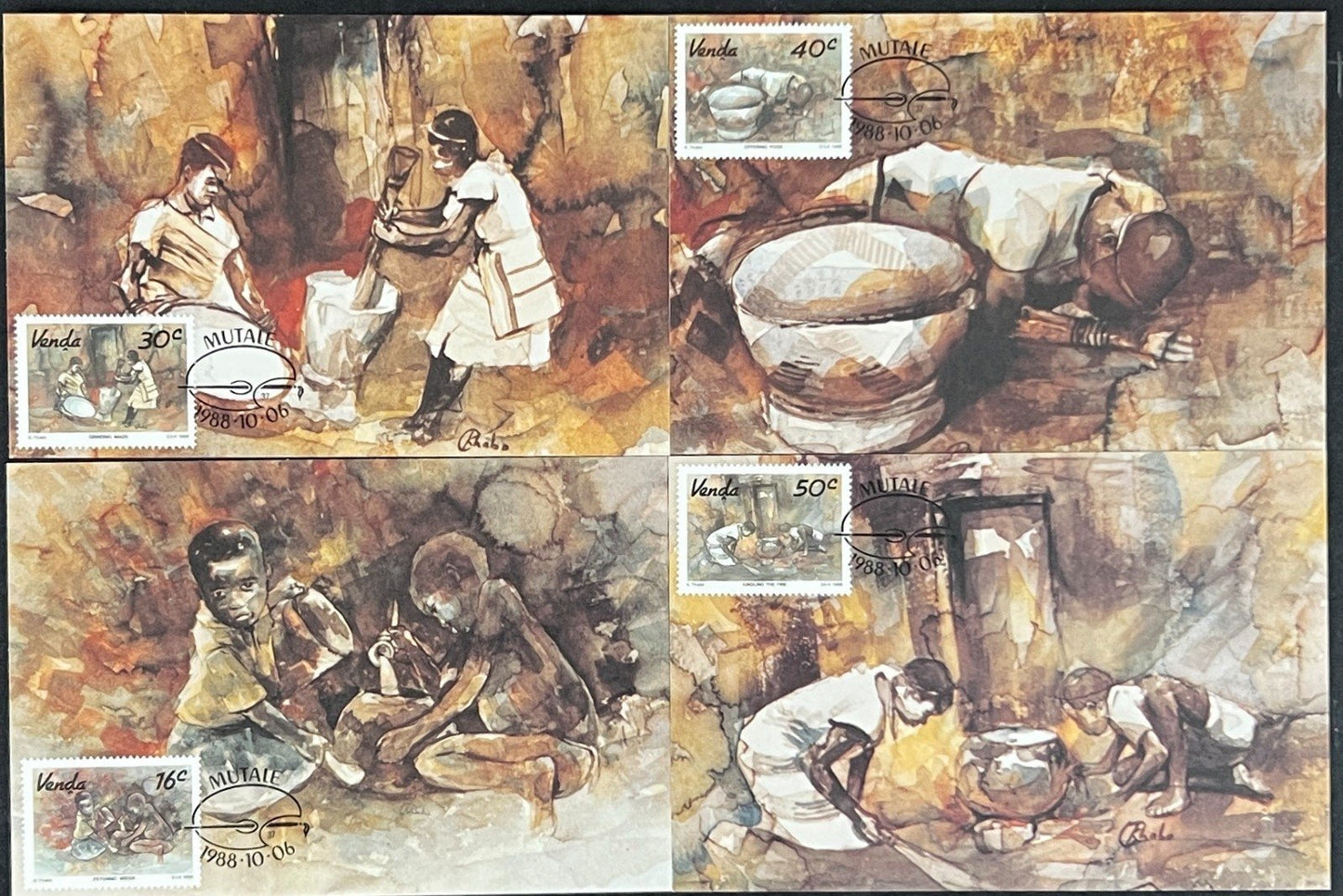 Venda First Day Cover Collection Birds, Bees, Reptiles FDC 01 ZAYIX
