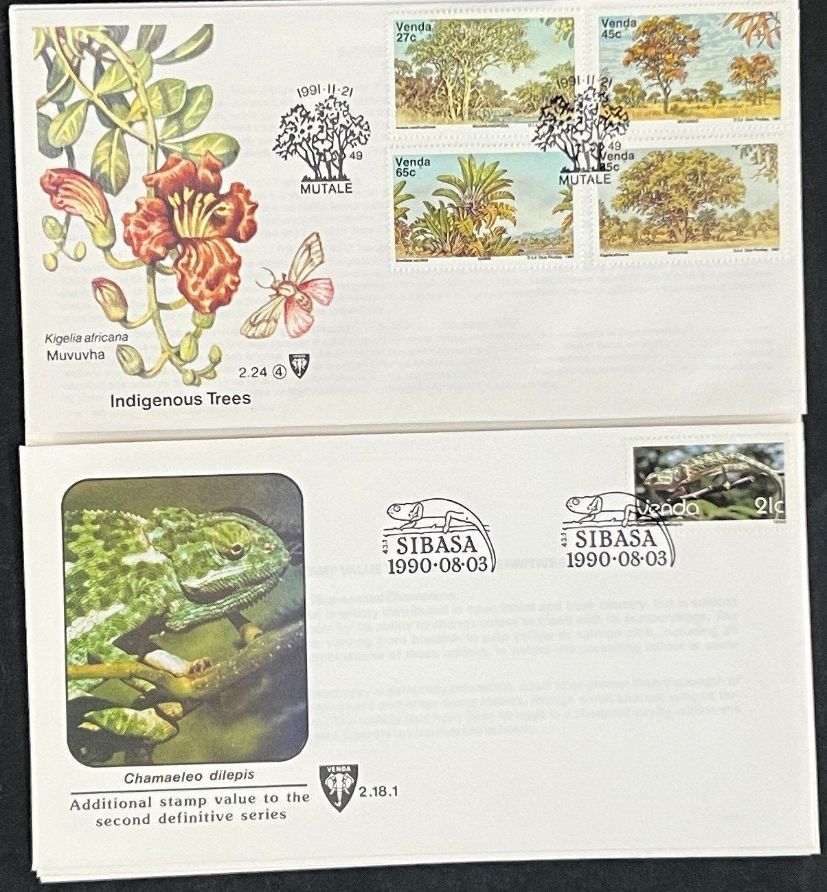 Venda First Day Cover Collection Birds, Bees, Reptiles FDC 01 ZAYIX