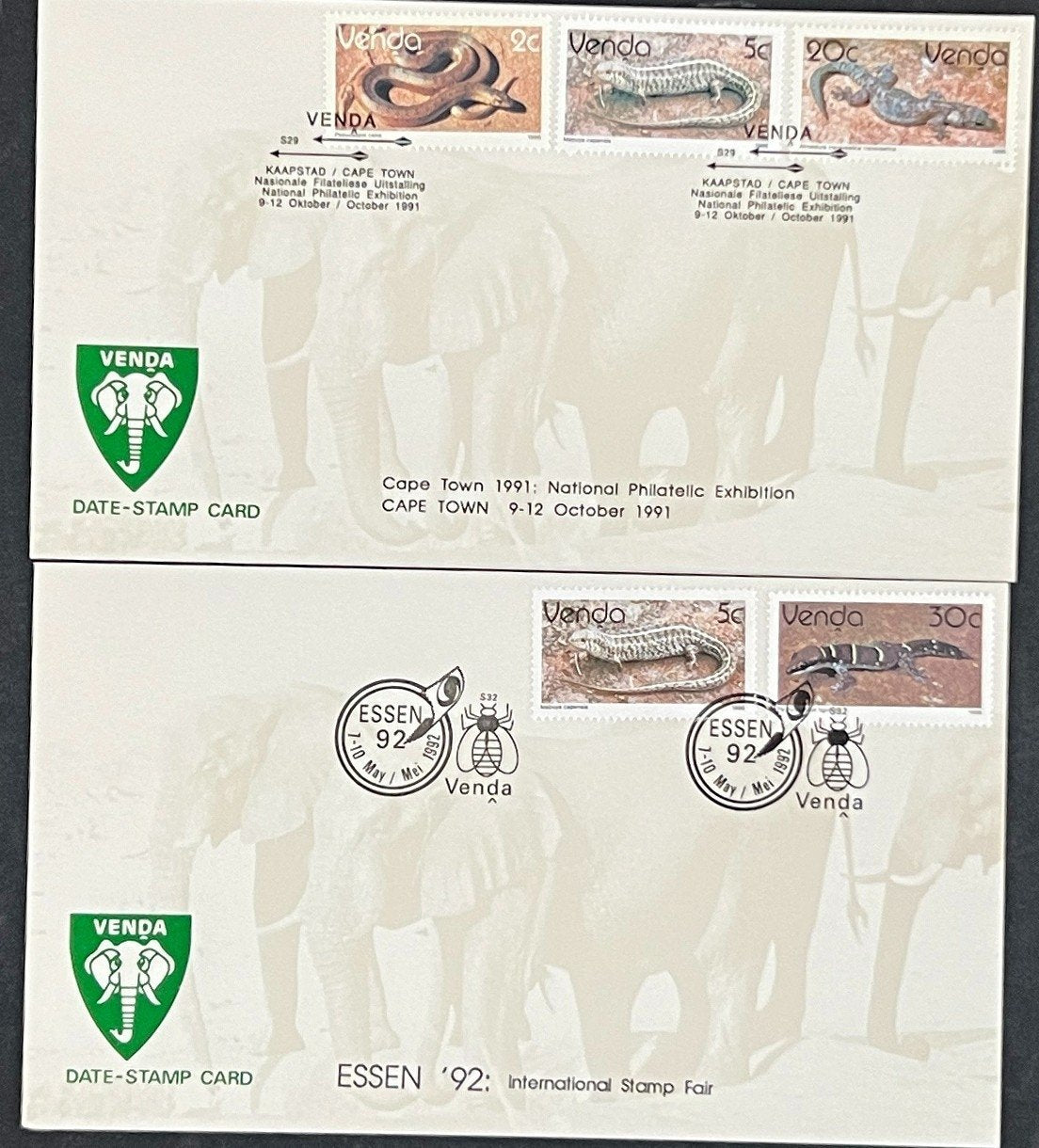 Venda First Day Cover Collection Birds, Bees, Reptiles FDC 01 ZAYIX