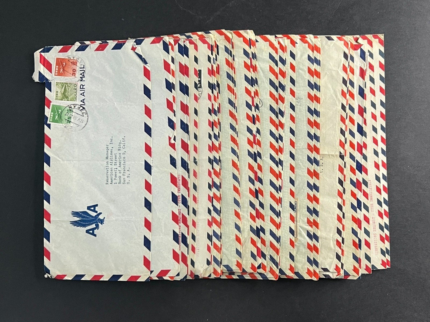 Japan Air Mail Covers Collection 46 Covers ZAYIX