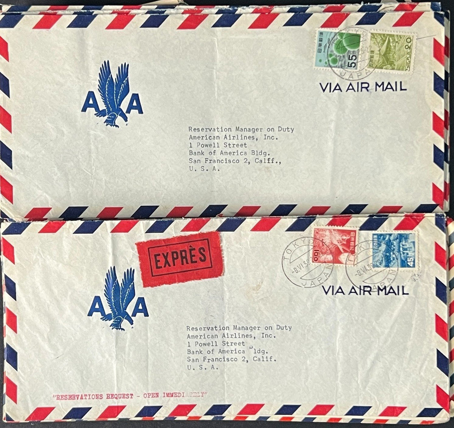 Japan Air Mail Covers Collection 46 Covers ZAYIX