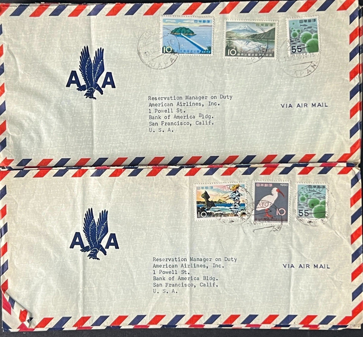 Japan Air Mail Covers Collection 46 Covers ZAYIX