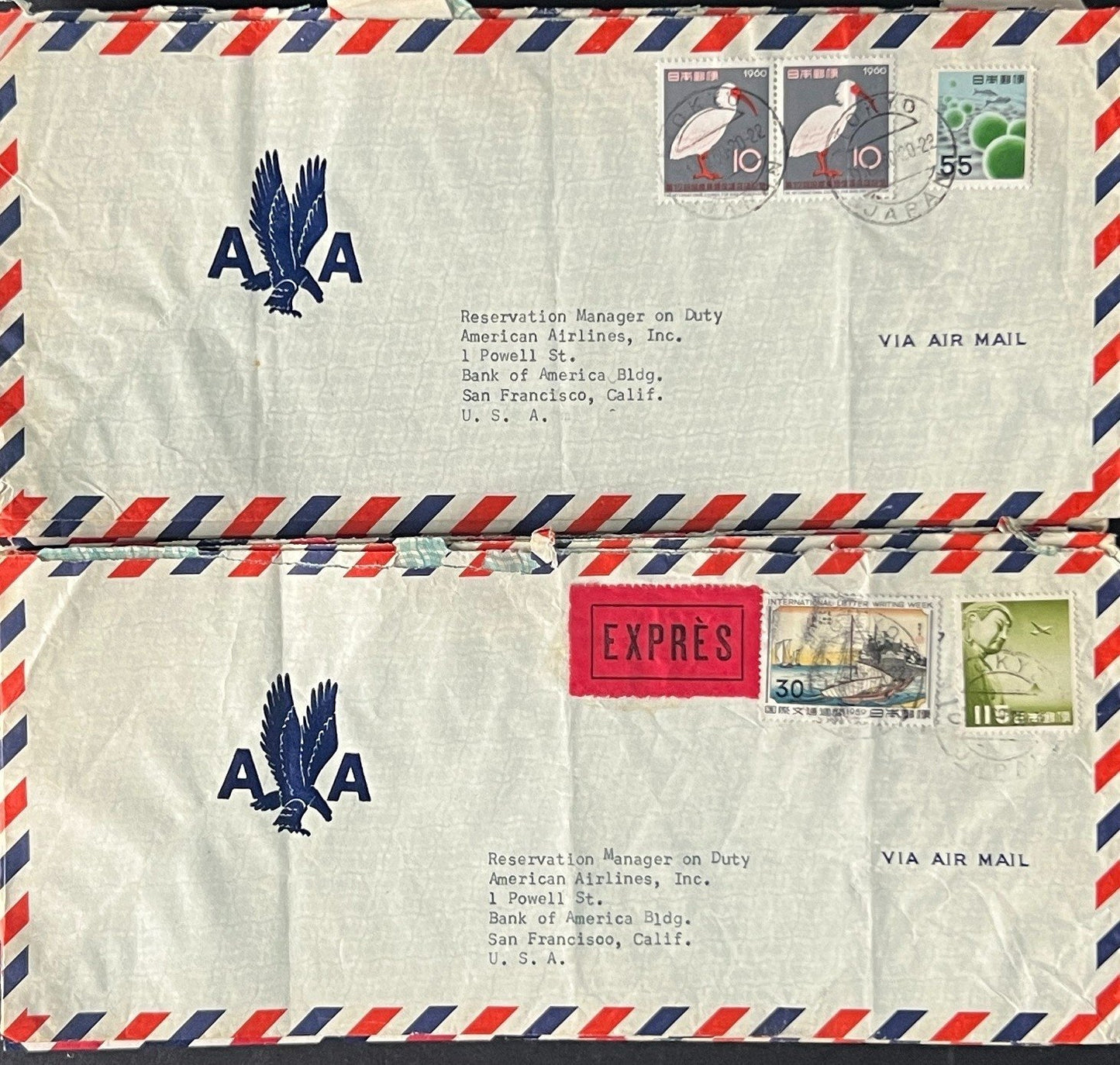 Japan Air Mail Covers Collection 46 Covers ZAYIX