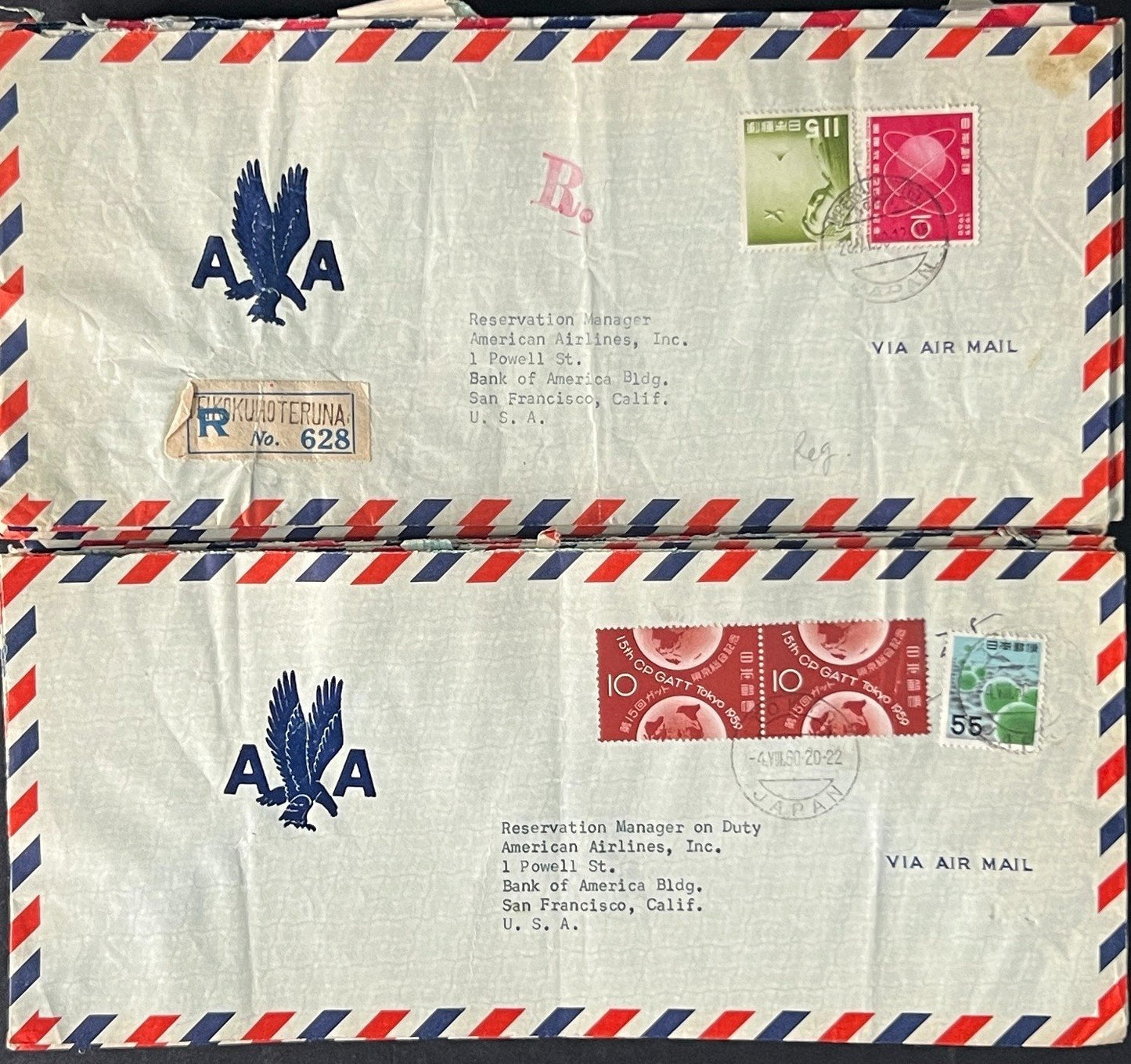 Japan Air Mail Covers Collection 46 Covers ZAYIX
