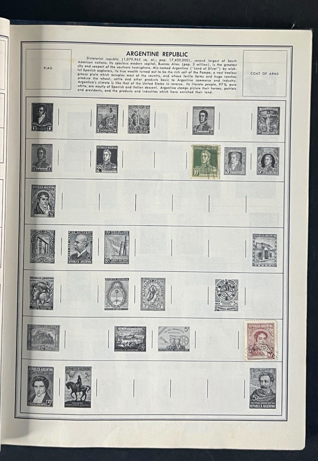 The Ambassador Album Postage Stamps of the World Collection 627 Stamps ZAYIX