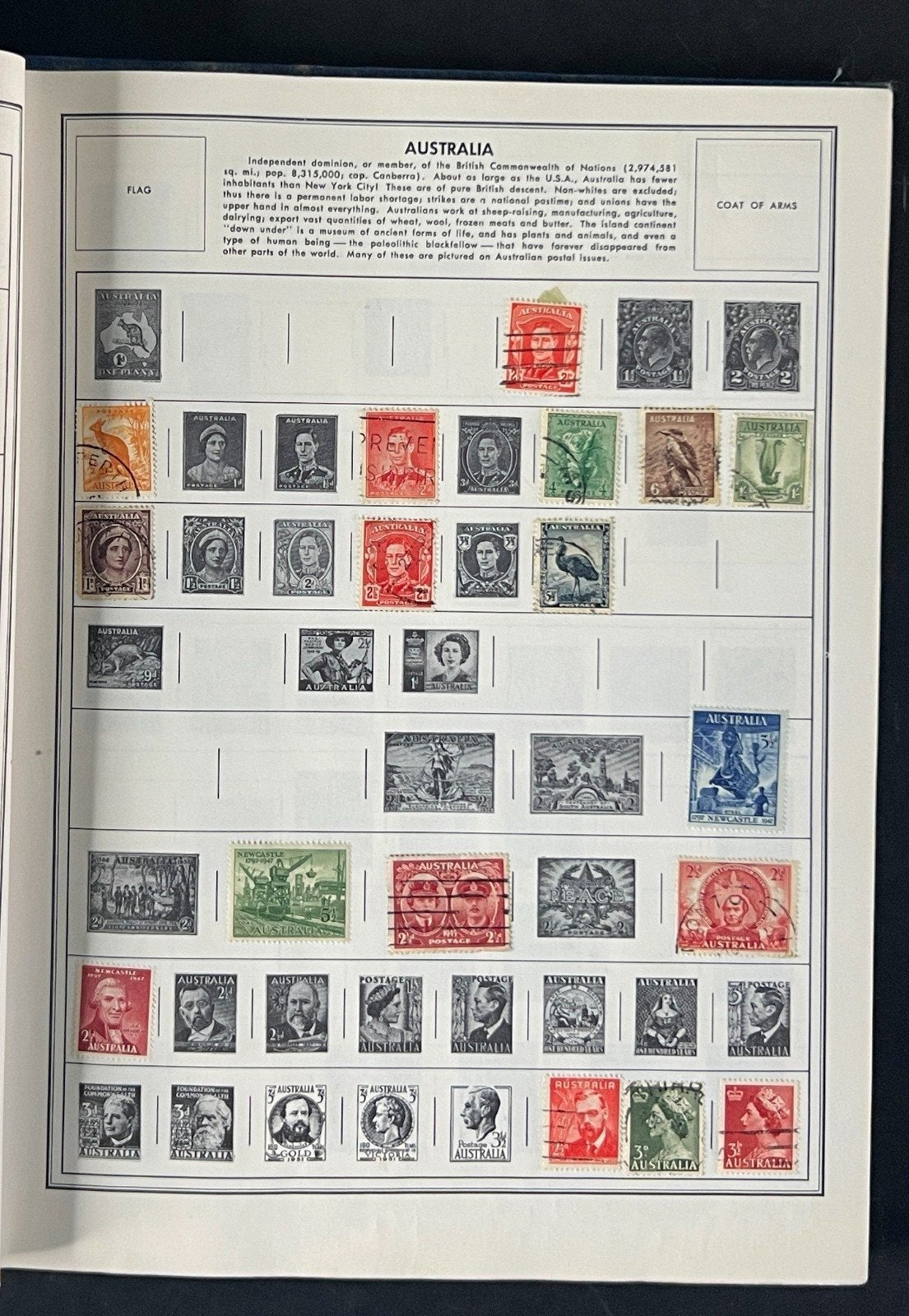 The Ambassador Album Postage Stamps of the World Collection 627 Stamps ZAYIX
