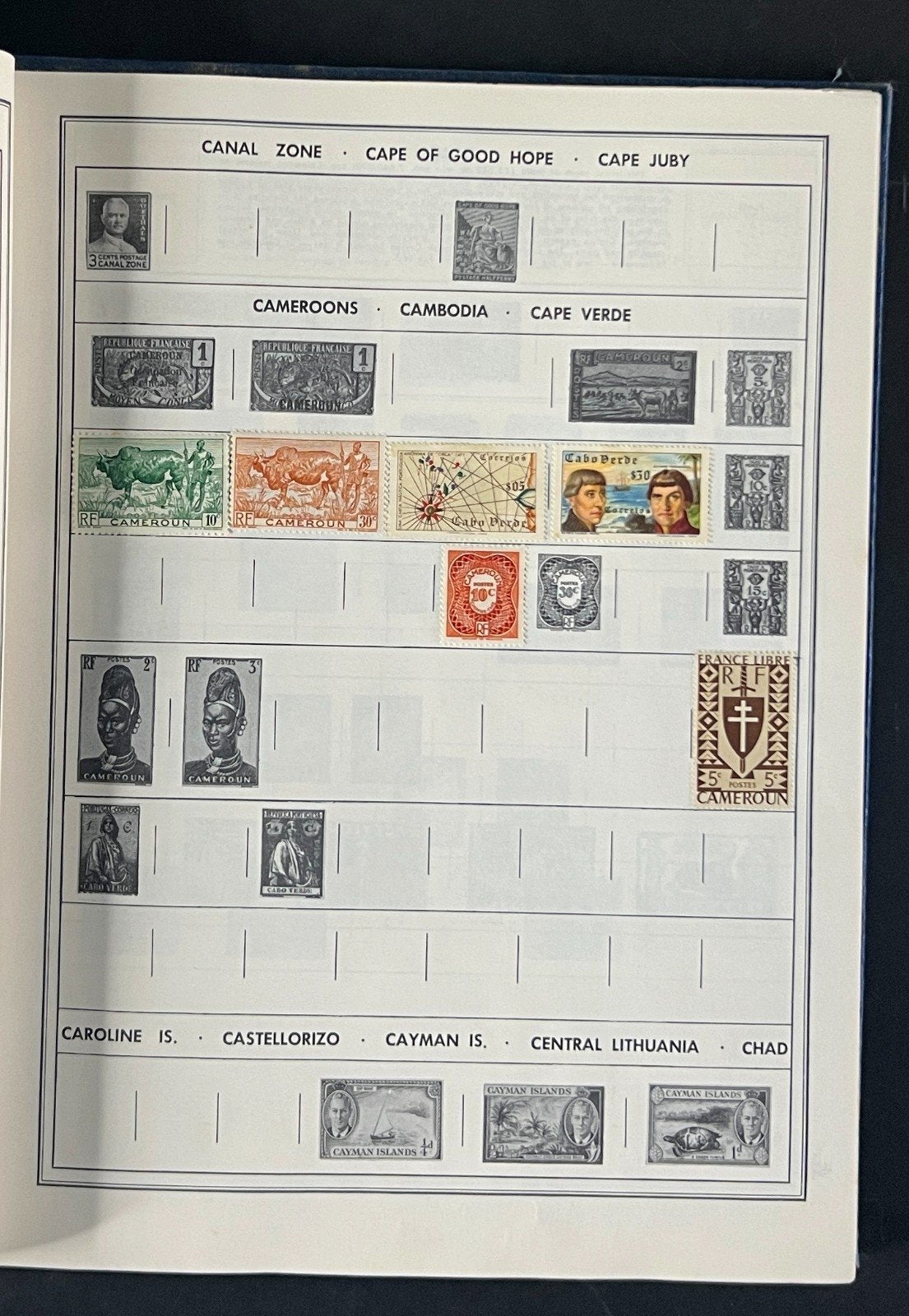 The Ambassador Album Postage Stamps of the World Collection 627 Stamps ZAYIX