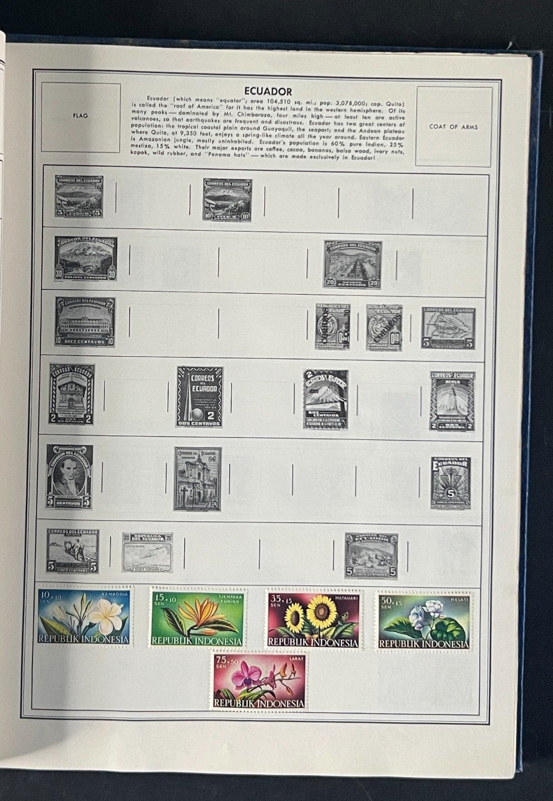 The Ambassador Album Postage Stamps of the World Collection 627 Stamps ZAYIX