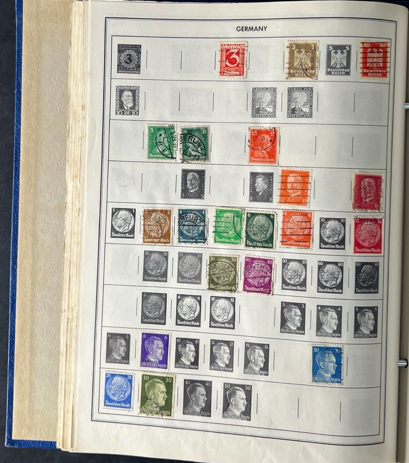The Ambassador Album Postage Stamps of the World Collection 627 Stamps ZAYIX