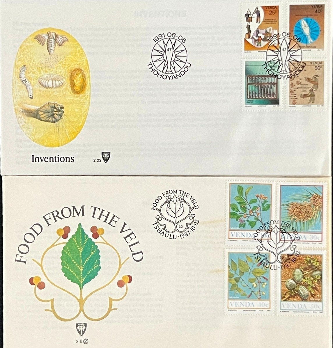 Venda First Day Cover Collection Animals, Birds, Fish FDC 02 ZAYIX