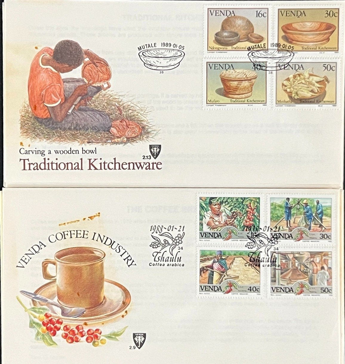 Venda First Day Cover Collection Animals, Birds, Fish FDC 02 ZAYIX