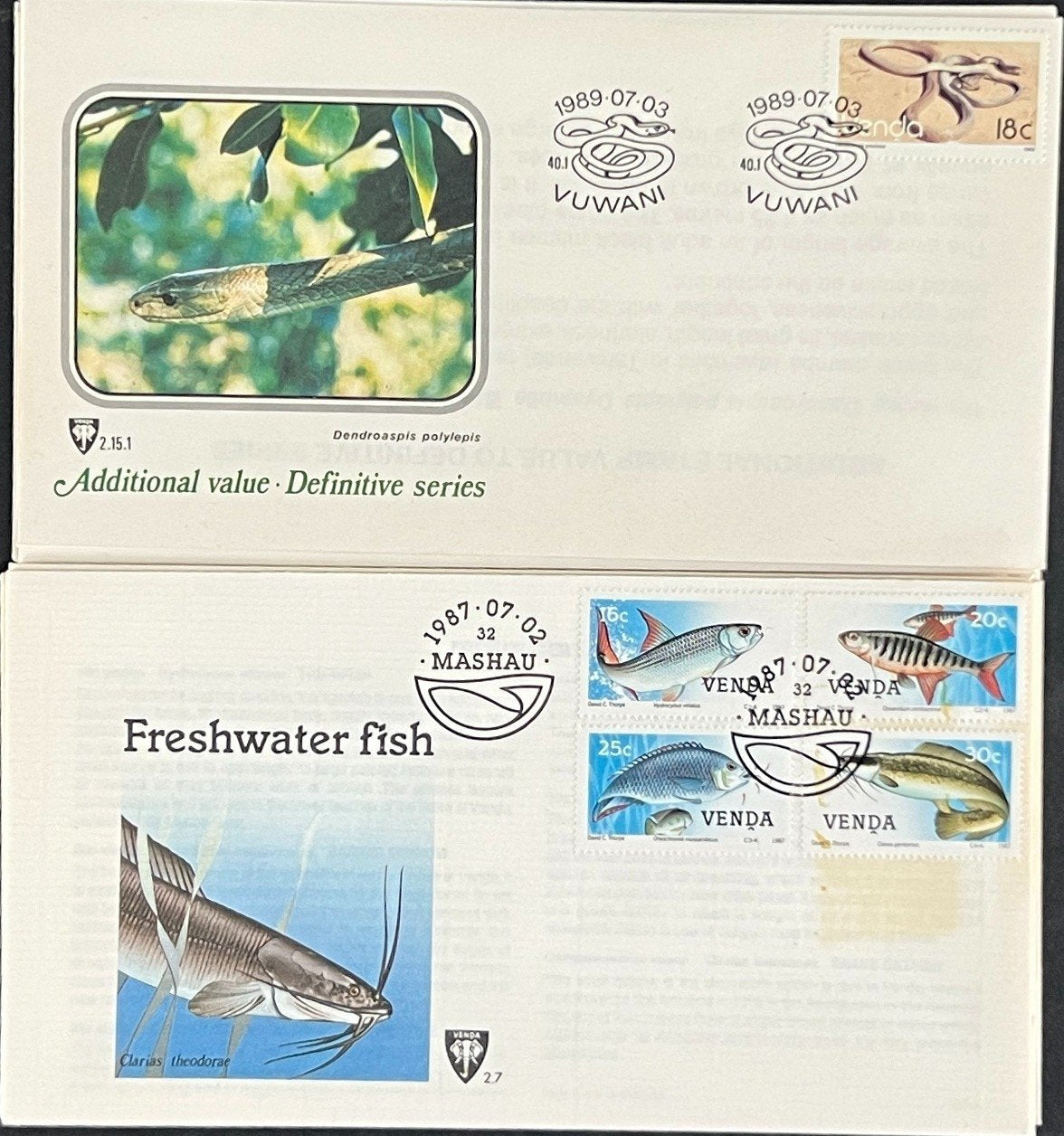 Venda First Day Cover Collection Animals, Birds, Fish FDC 02 ZAYIX