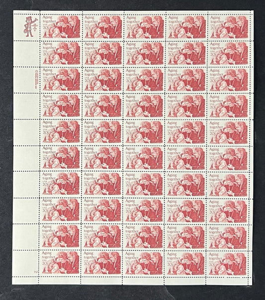 US 2011 Mint Sheet (MNH) Aging Together 20-Cent 1982 ZAYIX