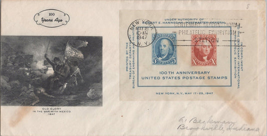 US 948 FDC Fulton Stamp Company cachet Old Glory CIPEX ZAYIX 121022SM46