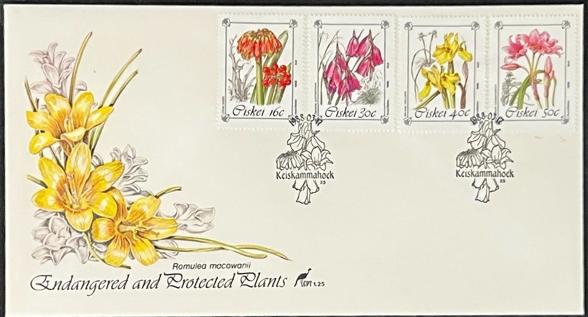 Ciskei First Day Cover Collection Agriculture, Plants, Farming FDC 02 ZAYIX